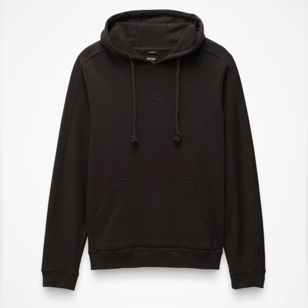 Prana Heritage Hoodie Unisex Dark Iron size Small